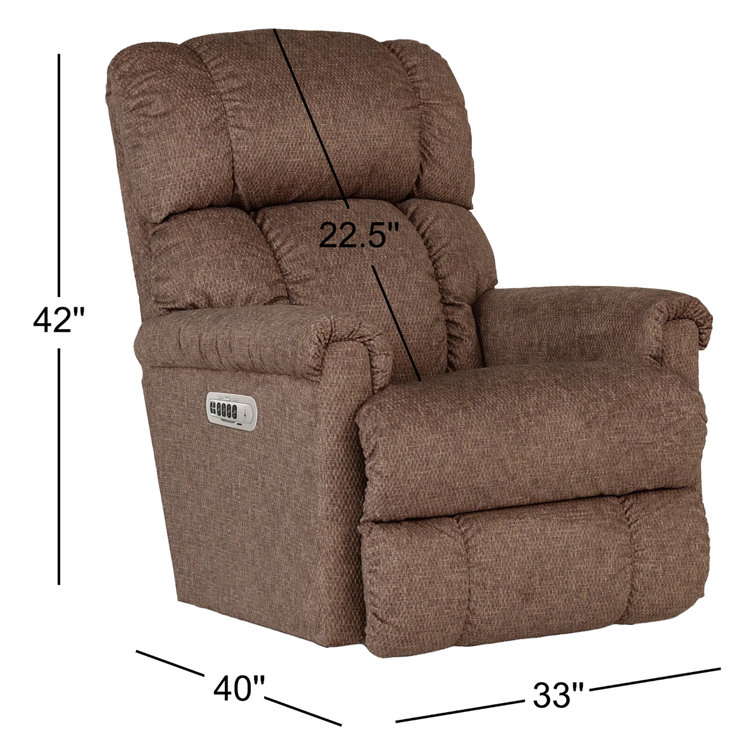 La-Z-Boy Pinnacle Power Wall Recliner w/ Headrest and Lumbar